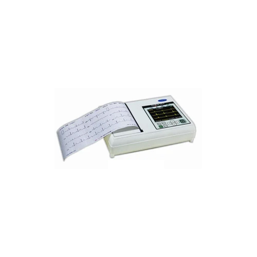 3 Channel Ecg Machine - Color: White