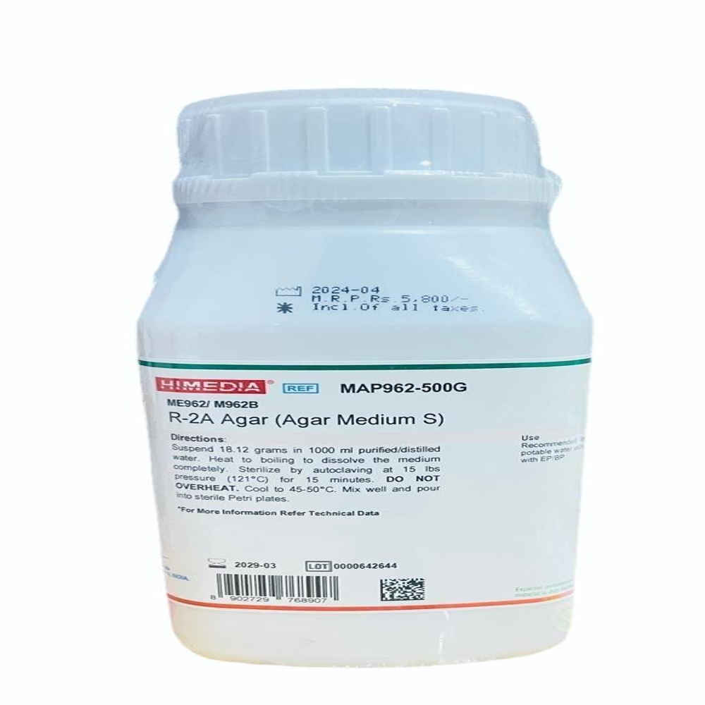 Agar Medium S (R2a Agar) , Packaging Size: 500 G - Physical Form: Powder