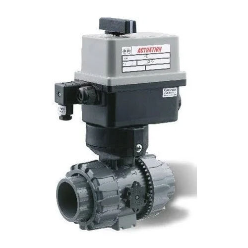 Electric Actuated Upvc Ball Valve - Finish: Polished