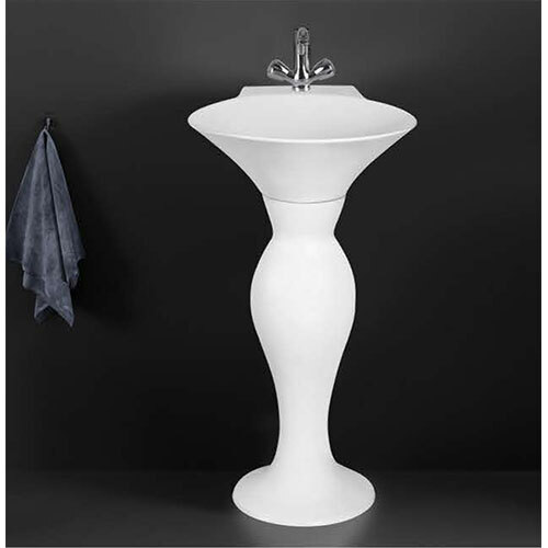 Wash Basin Pedestal 401 - Color: White