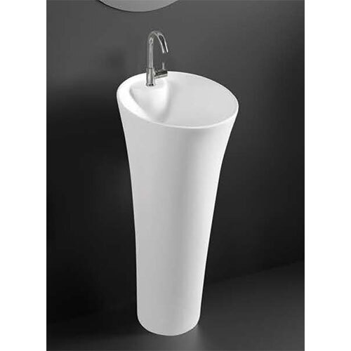 Ceramic One Piece Basin 503 - Color: White