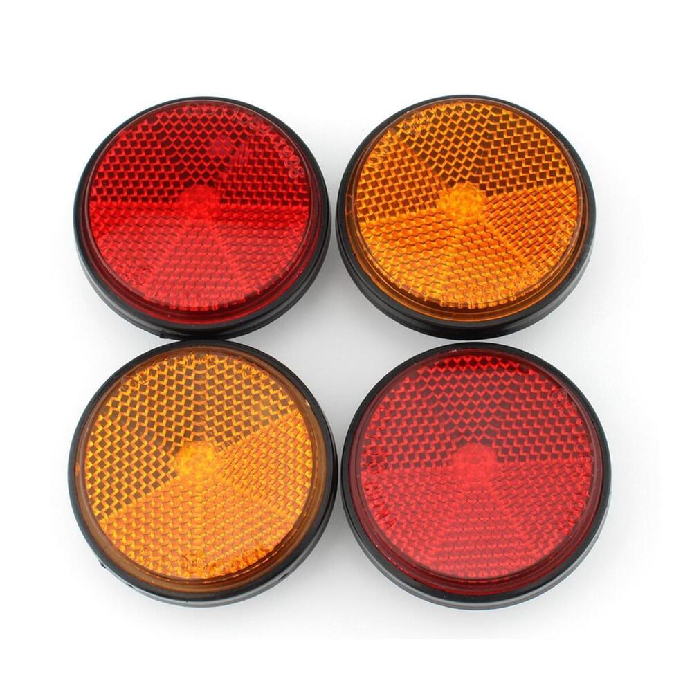 Wall Mount Reflector - Hdpe, 100 Mm, Bright Red | Durable Manual Design For Enhanced Road Safety