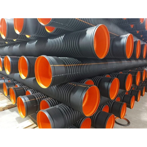 Hdpe Corrugated Pipe - Color: Black
