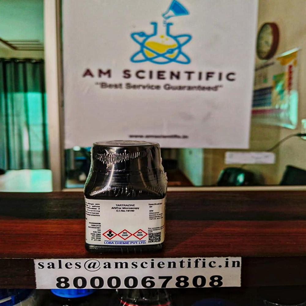 Tartrazine Ar/for Microscopy - Cas No: 1934-21-0