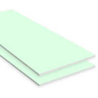 Moisture Resistant Gypsum Board - Gypsum, 4 Feet Length, Color Coated Finish | Versatile For Residential & Commercial Use