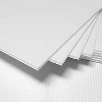 White Floor Protection Sheet - Shape: Square
