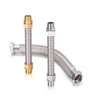 Flexible Corrugated Metal Hose - Color: Silver