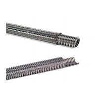 Flexible Corrugated Metal Hoses - Color: Silver