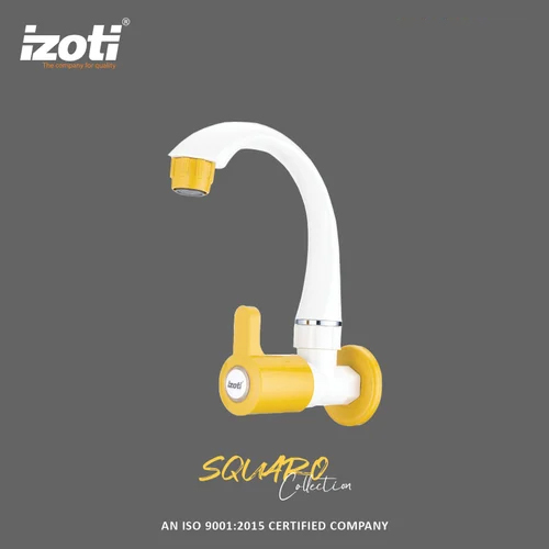 Ptmt Sink Tap - Color: White And Yellow