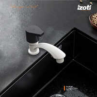 Deltoid Series Pvc Pillar Cock - Color: White And Black
