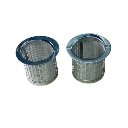 Mild Steel Oil Filter - Color: Silver