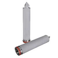 Ss Sintered Filter Cartridge - Stainless Steel, 30x4 Inches, Silver Color | Efficient Filtration For Industrial Applications, 6-month Warranty