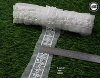 sequence cutdana  white  lace