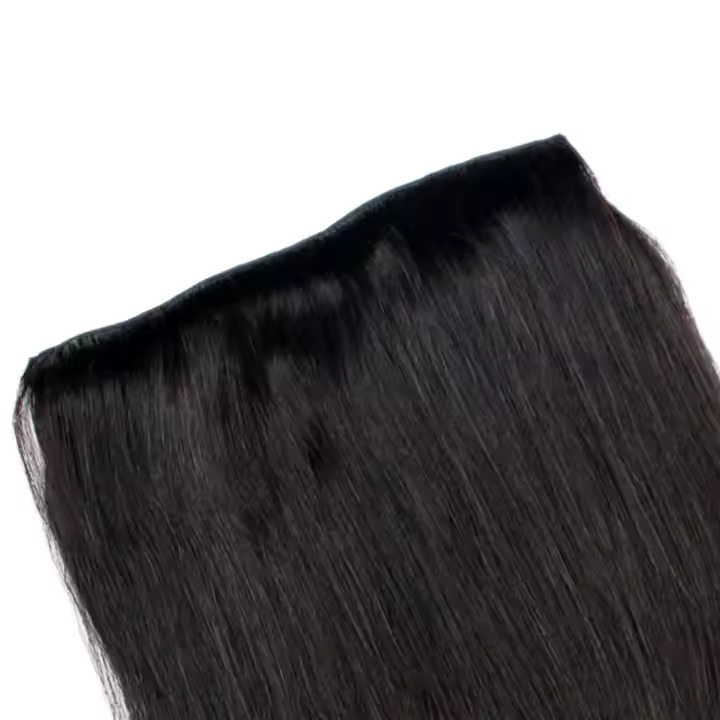Natural Color Wavy Style Weft Hair Bundles Virgin Human Hair Extension