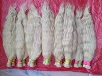 613 Blonde Color Natural Wavy and Straight Style Bulk Hair for Braiding 100% Human Hair Extension