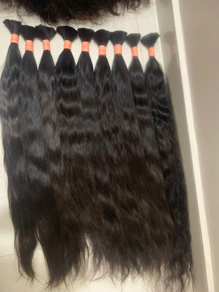 100% Unprocessed Virgin Hair Bulk Vendors Cutcile Aligned Hair Bundles Raw Indian Double Drawn Human Hair Extension