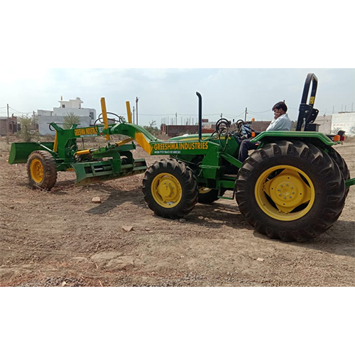 Tractor Grader - Mild Steel, Diesel Powered Grader | Mounting Options: Bolt-on, Welded, Quick-release, Uses: Grading, Snow Plowing, Earth Moving