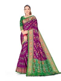 Shree Mallika-2 Equisite Ikat Patola Silk Saree