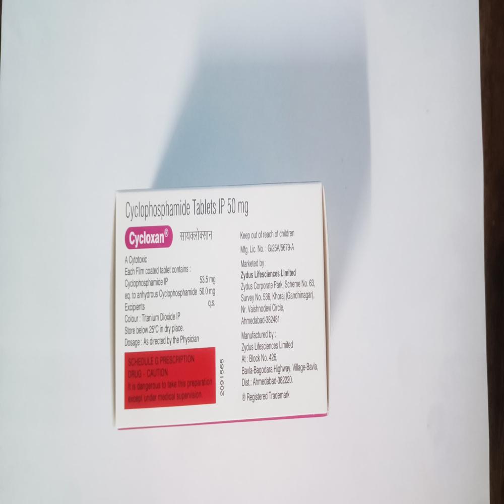 Cycloxan 50mg Injection - Dosage Form: Tablet