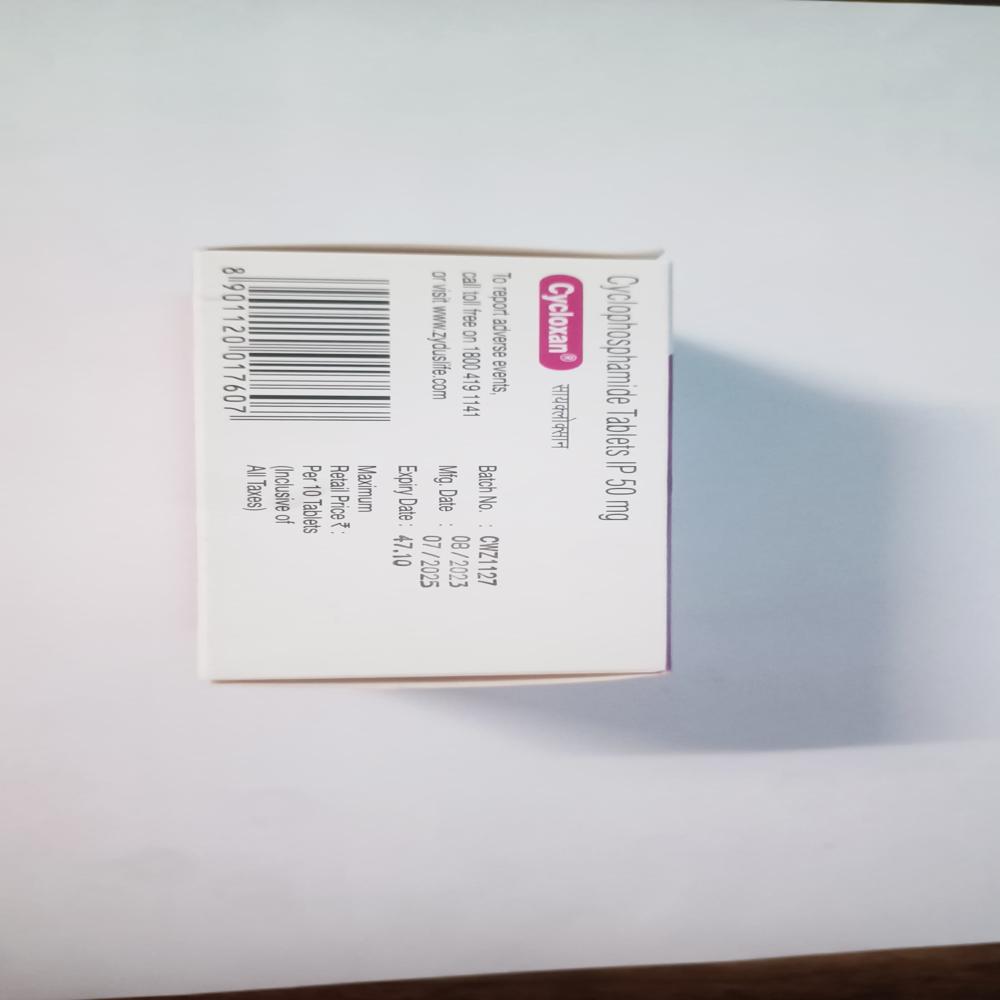 Cycloxan 50mg Injection - Dosage Form: Tablet