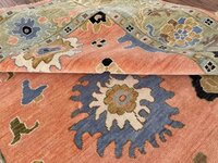 Authentic Hand-Knotted Wool Rug  Persian Traditional Design | Luxury Floor Covering