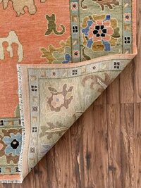 Authentic Hand-Knotted Wool Rug  Persian Traditional Design | Luxury Floor Covering