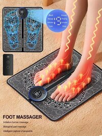 Foot Massager For Pain Relief Ems Massage - Color: Black
