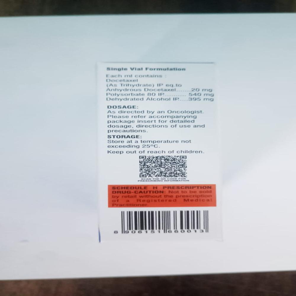 Docetero Rtu 80mg Injection - Origin: India