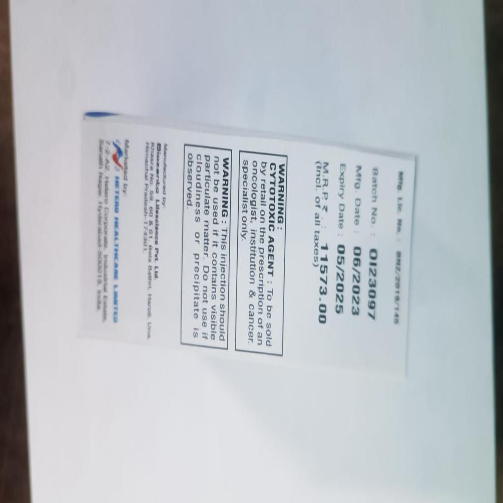 Docetero Rtu 80mg Injection - Origin: India