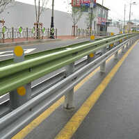 3x5x1800mm Metal Crash Barrier - Color: Silver