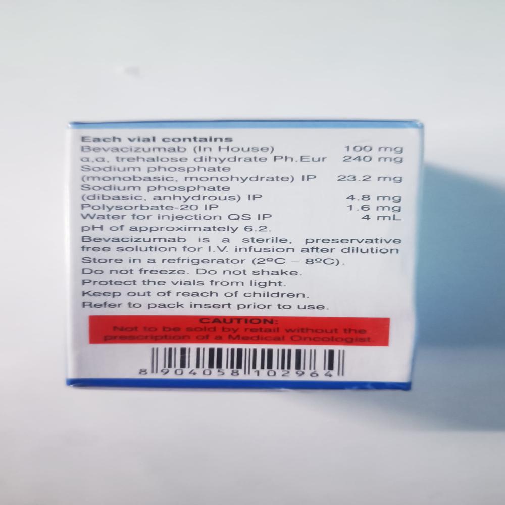 Bevacirel 100mg Injection - Origin: India