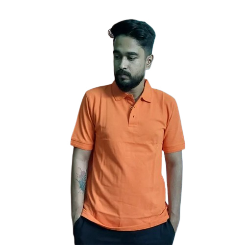 Mens Collar Neck 220 Gsm Skin-friendly Cotton Polo T Shirt