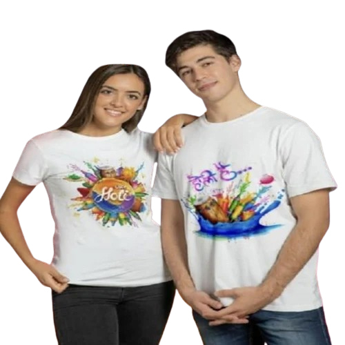 Personalized Colorful Holi Diwali Event T Shirt