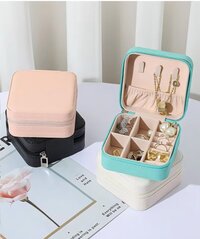 Mini Jewellery Organizer Box - Design: Compact Zipper Case