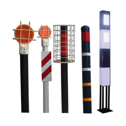 V15 Vertex Pvc Plastic Stand Delineator Post - Color: White