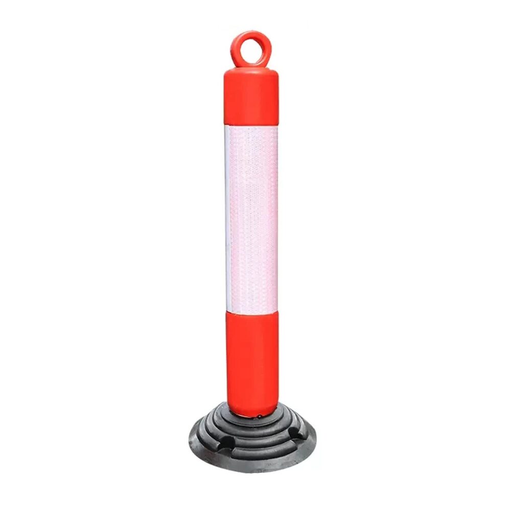 V15 Vertex Pvc Plastic Stand Delineator Post - Color: White