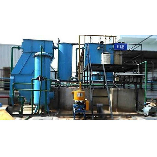 Industrial Sewage Treatment Plant - Metal, Automatic Operation, Electric Power Source | Blue Paint Coated, Warranty Included