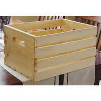 Optimum Quality Wooden Crate - Color: Brown