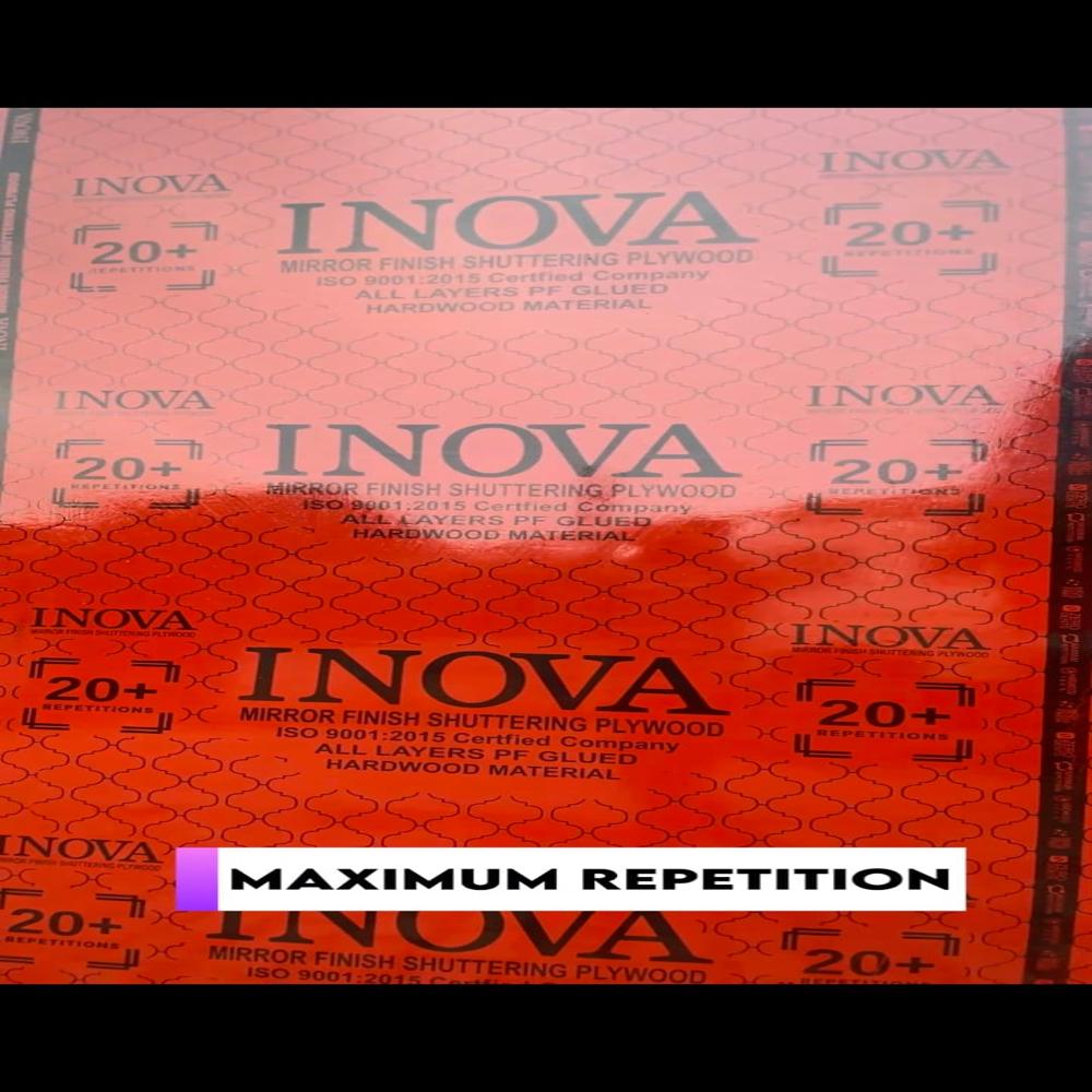Mirror Finish Film Faced Shuttering Plywood (Concrete Shuttering Formwork Plywood) And Centring Plywood (Pf Grade Waterproof Shuttering Plywood) - Core Material: Harwood