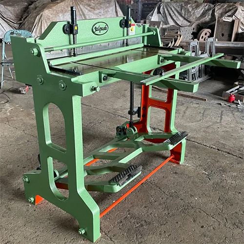 Foot Treadle Shearing Machine - Mild Steel, 36" Cutting Size, 1000mm Width, Cuts Up To 2mm Thickness | Manual Grade, Human Machine Interface Control, 300kg Weight, 1-year Warranty