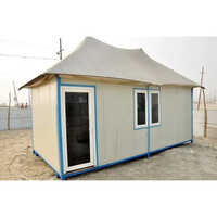 Prefabricated Puf Panel Cottage - Color: White