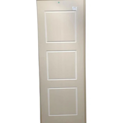 3 Panel Pvc Bathroom Door - Color: White