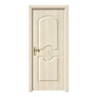 2 Panel White Pvc Door - Design: Plain