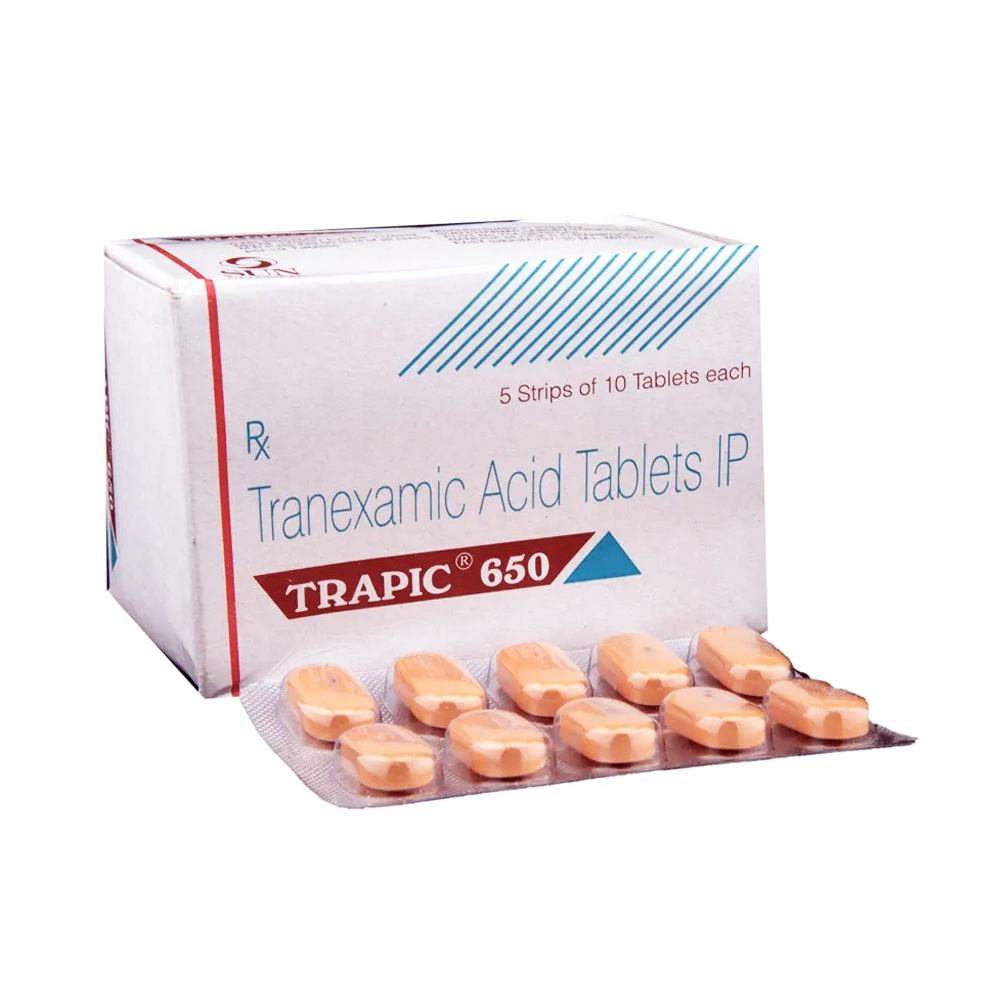 Tranexamic Acid Tablets 650mg Trapic