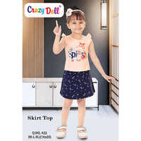 Girl Skirt With Top - Age Group: Kids