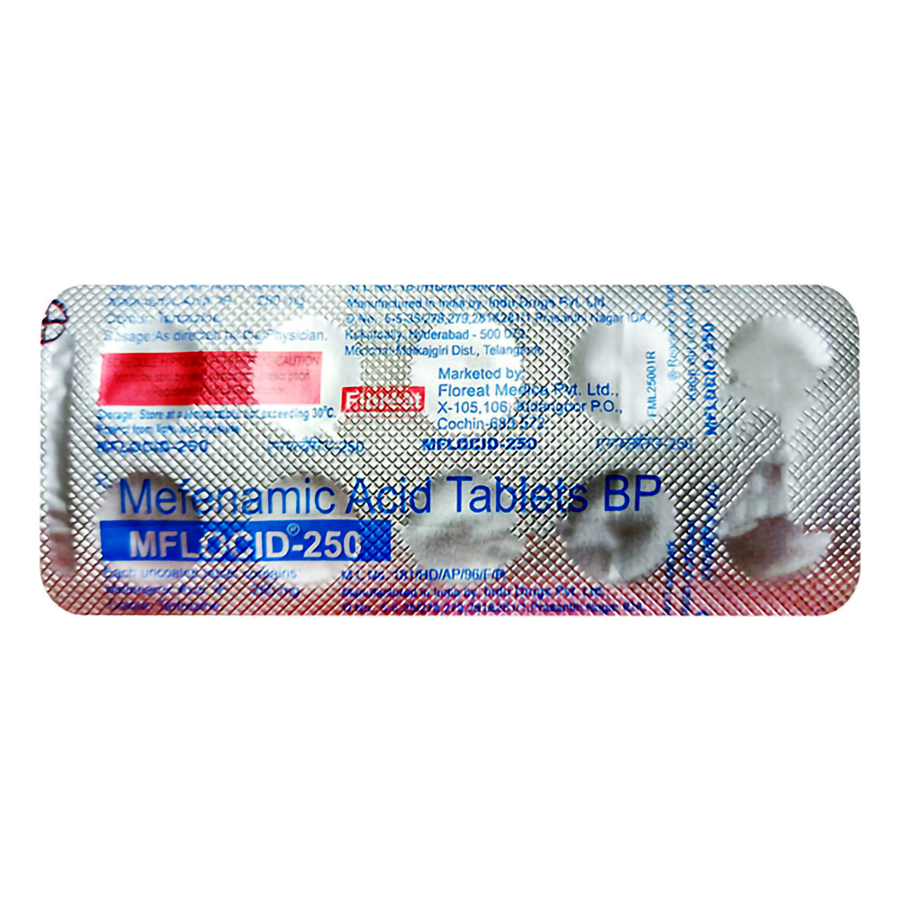 Mflocid-250 Mefenamic 250Mg Tablets - Drug Type: Generic Drugs
