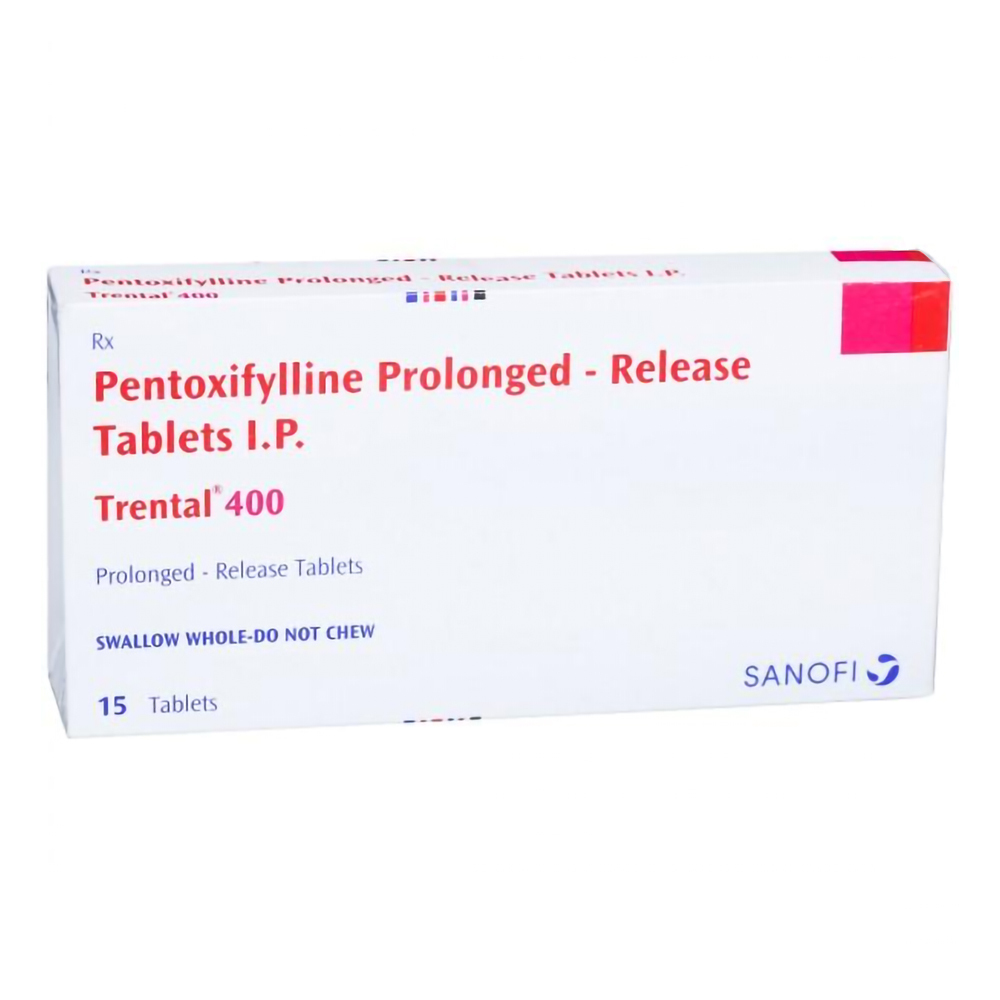 Trental 400mg/er Pentoxifylline Tablets