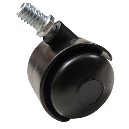 1.5 Inch -40 Mm Black Castor Wheel - Material: Plastic