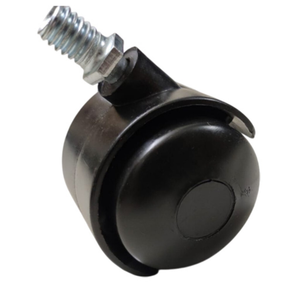 1.5 Inch -40 Mm Black Castor Wheel - Material: Plastic