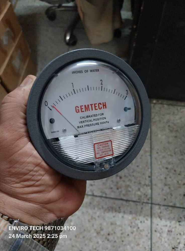 Wholesaler India Gemtech Differential Pressure Gauge In Jhajjar Haryana